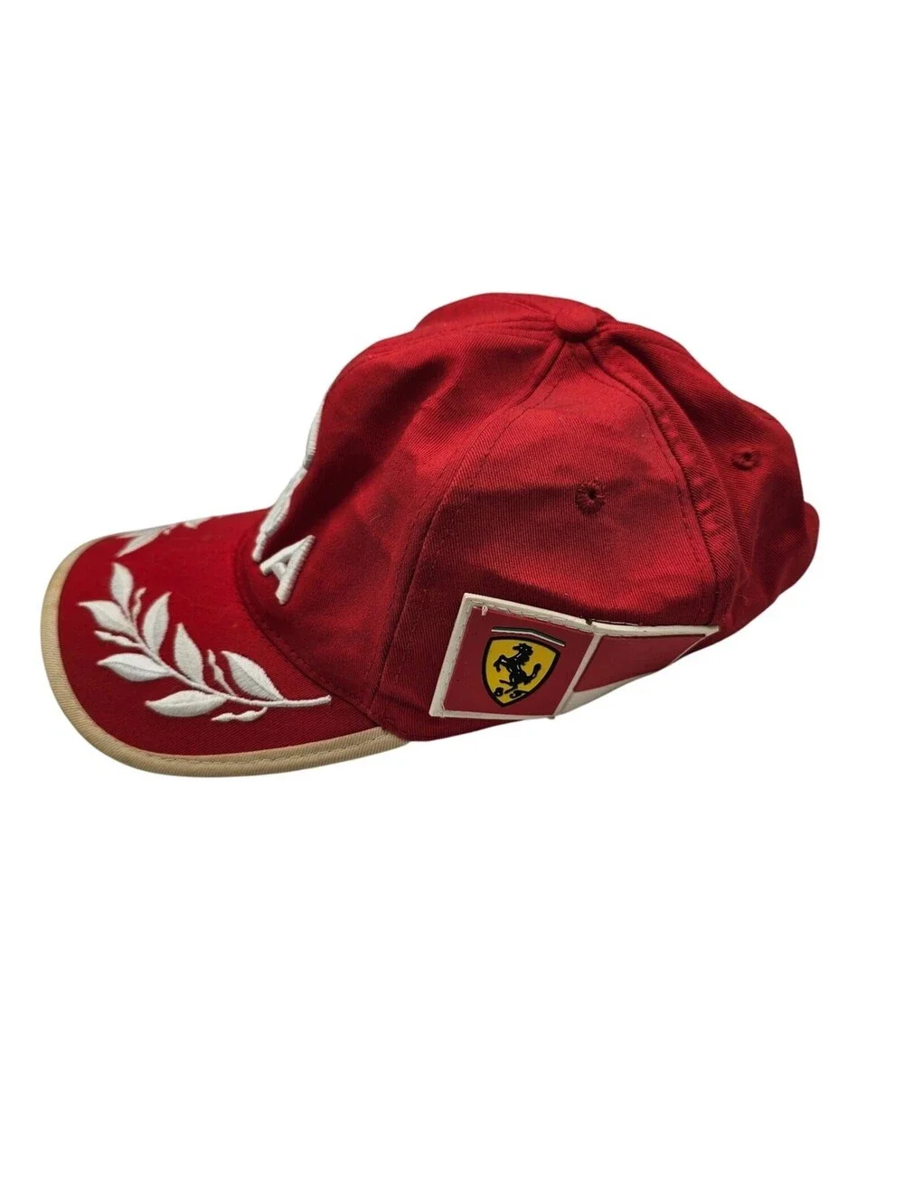 Vintage Ferrari Dekra Red Racing Team Cap Michael Schumacher Formula 1 Hat
