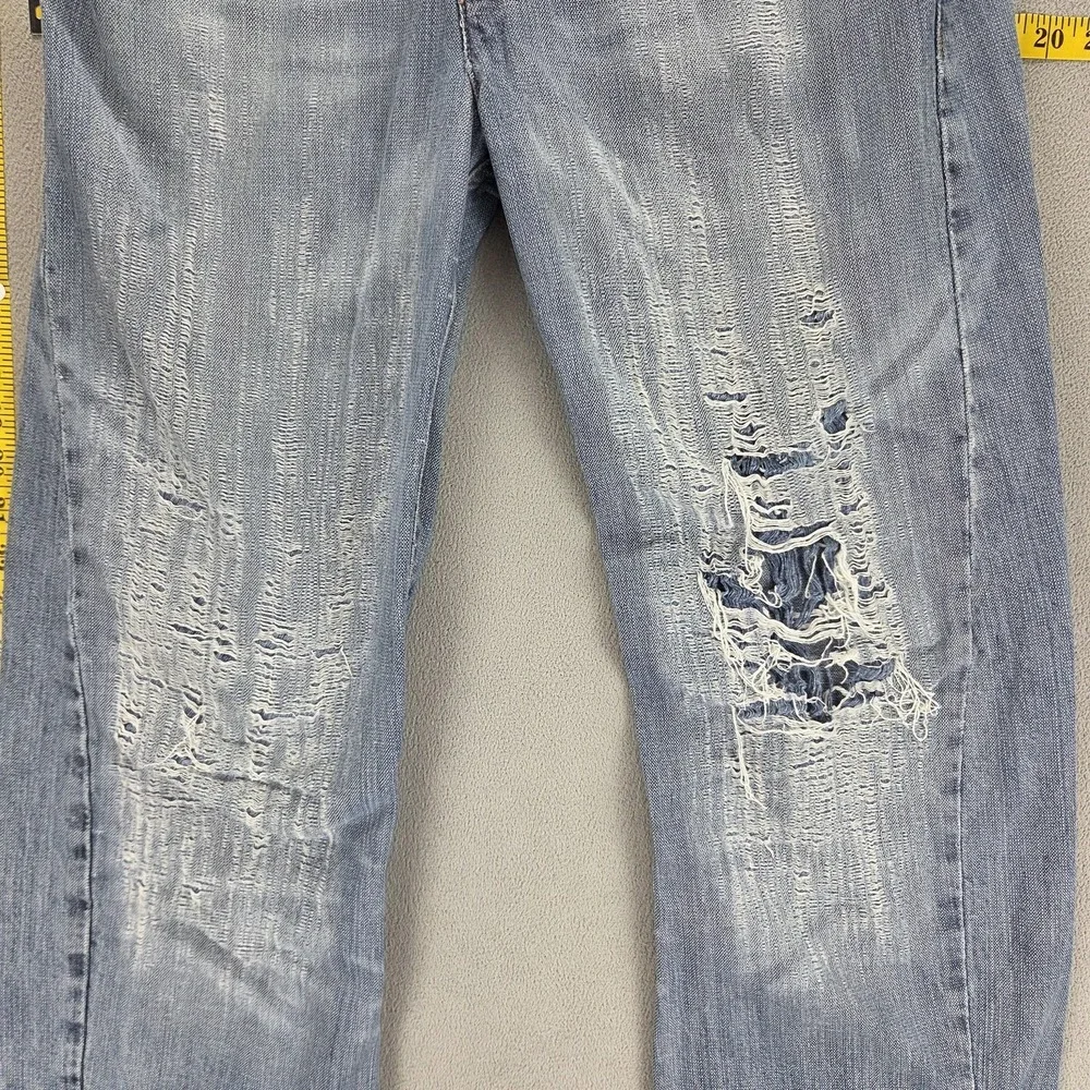 Vintage Levis Engineered Jeans Mens Blue Twisted Button Fly Thrashed Fits 31x30