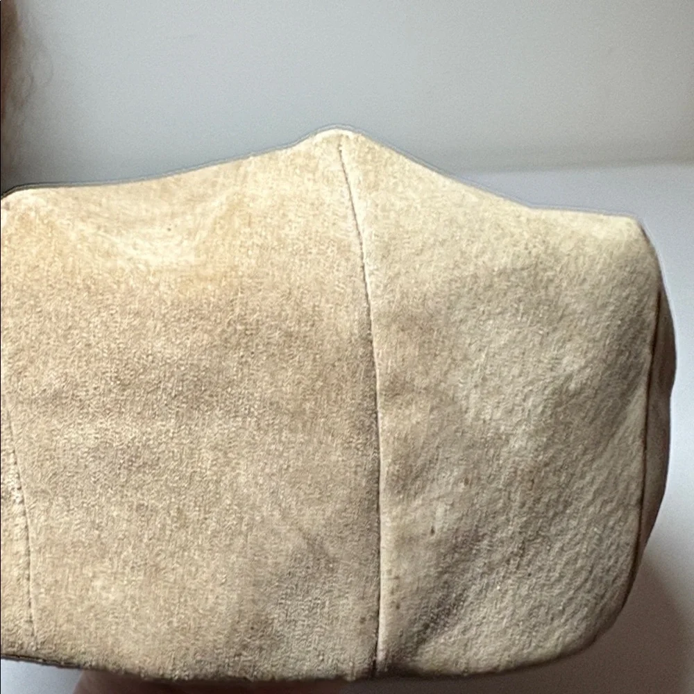 Dobbs Fifth Avenue Vintage Tan Leather Flat Cap Size 7-7 1/8