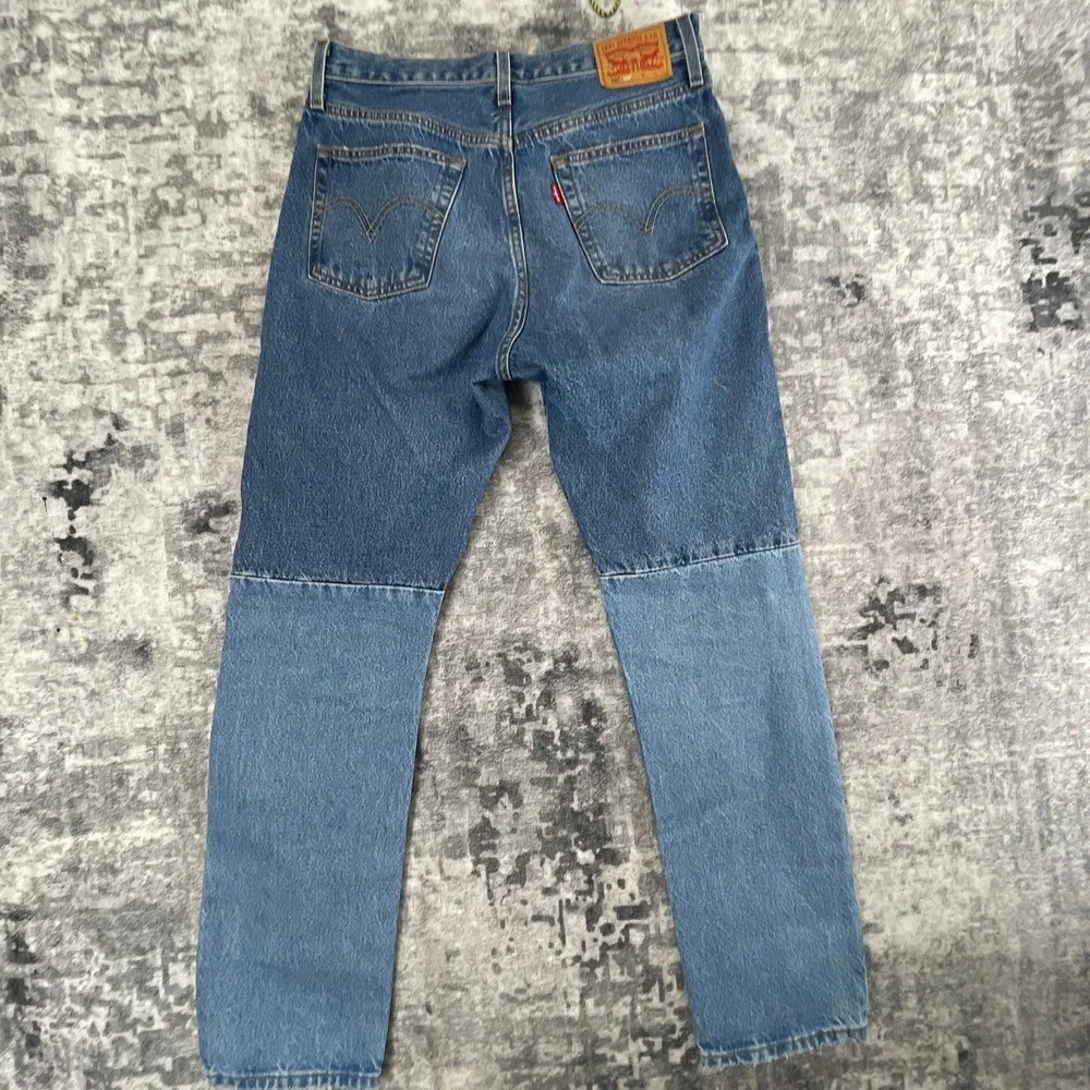 Levi 501 Mens 28x30 150th Anniversary‎ Button Fly Blue Medium Wash Jeans
