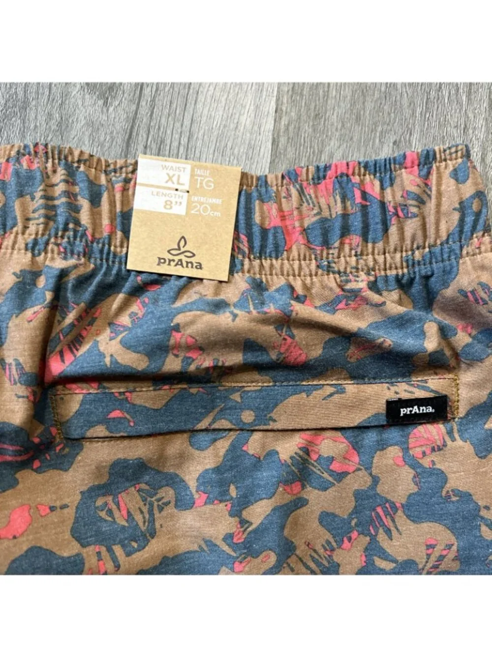 Prana Swim Shorts Mens XLarge Fresca Camo 8
