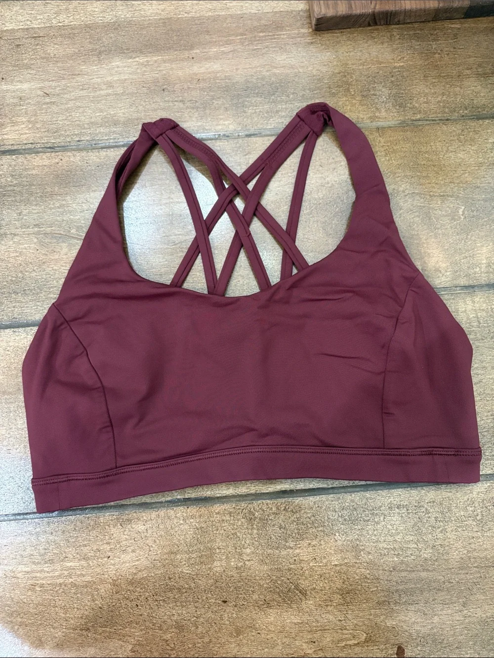Lululemon free to be serene red Merlot size 8