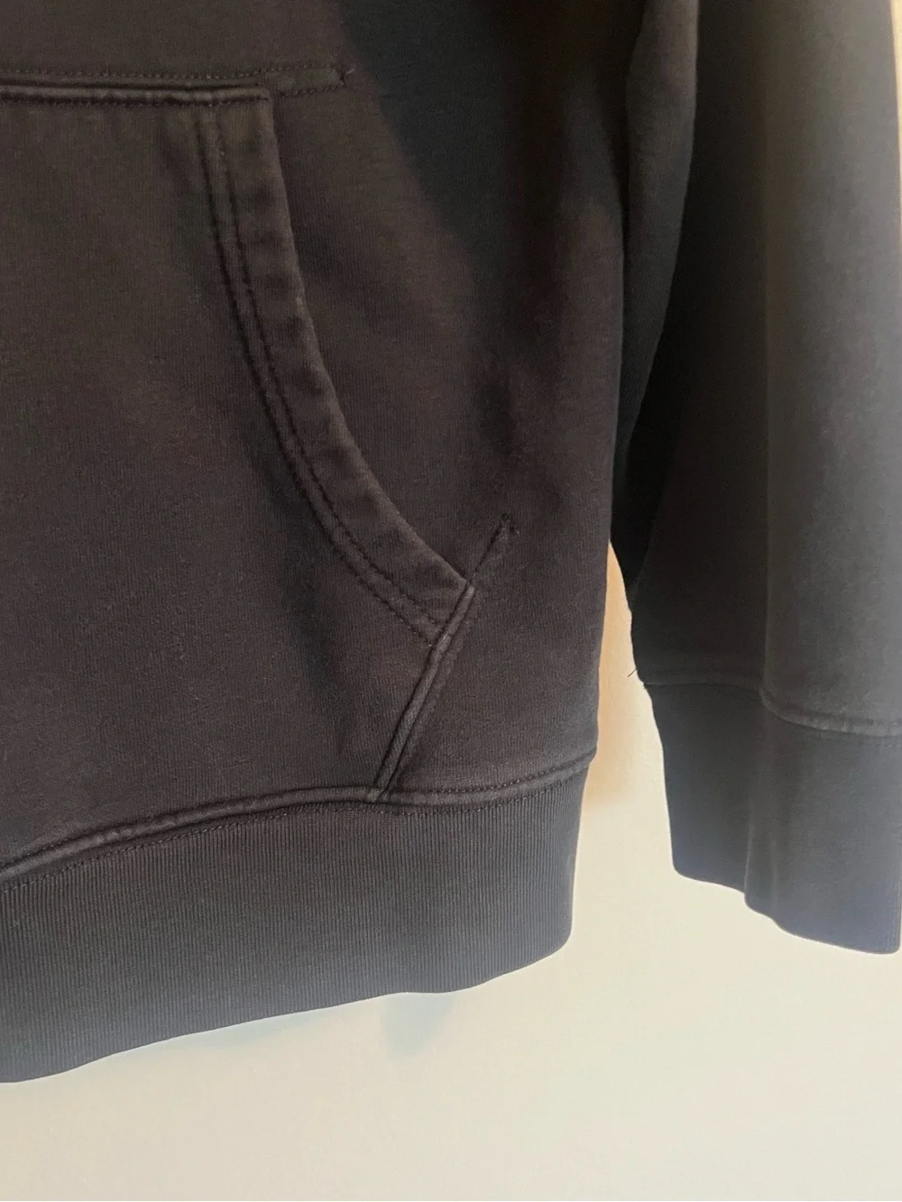 Levi's Black Pullover Hoodie with White Logo Graphic