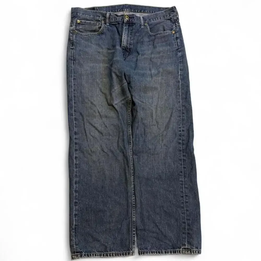 Levi's 569 Loose Straight Leg Denim Jeans Men's 36x32 Medium Wash