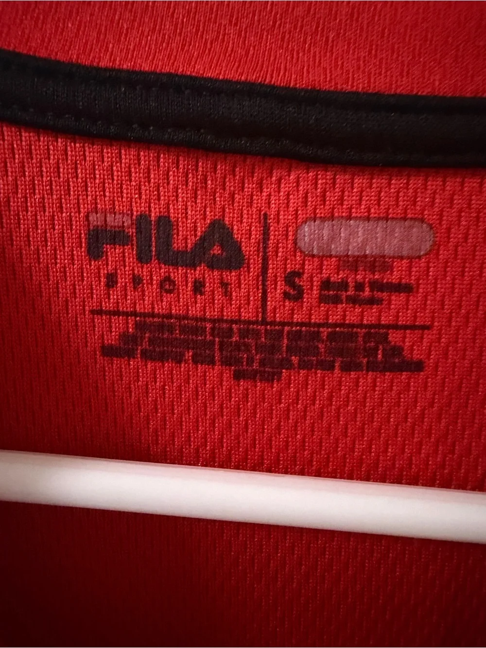 Fila Swim Rash Guard Mens S Red Like New Sleeveless Athletic Sport