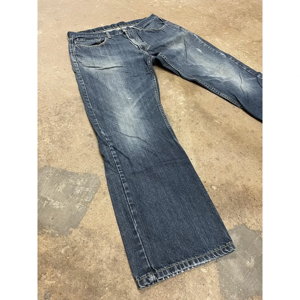 Levis 559 Jeans Mens 36x32 Blue Denim‎ Straight Leg Zip Fly Mid Rise 5-Pocket