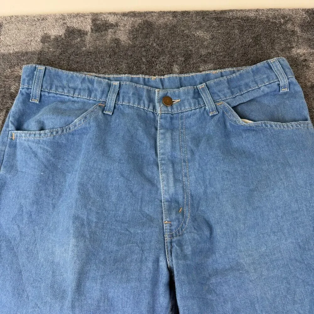 Vtg 80's Levi's Bootcut Orange Tab Denim Jeans Men's 36X36(34X29) Made In USA