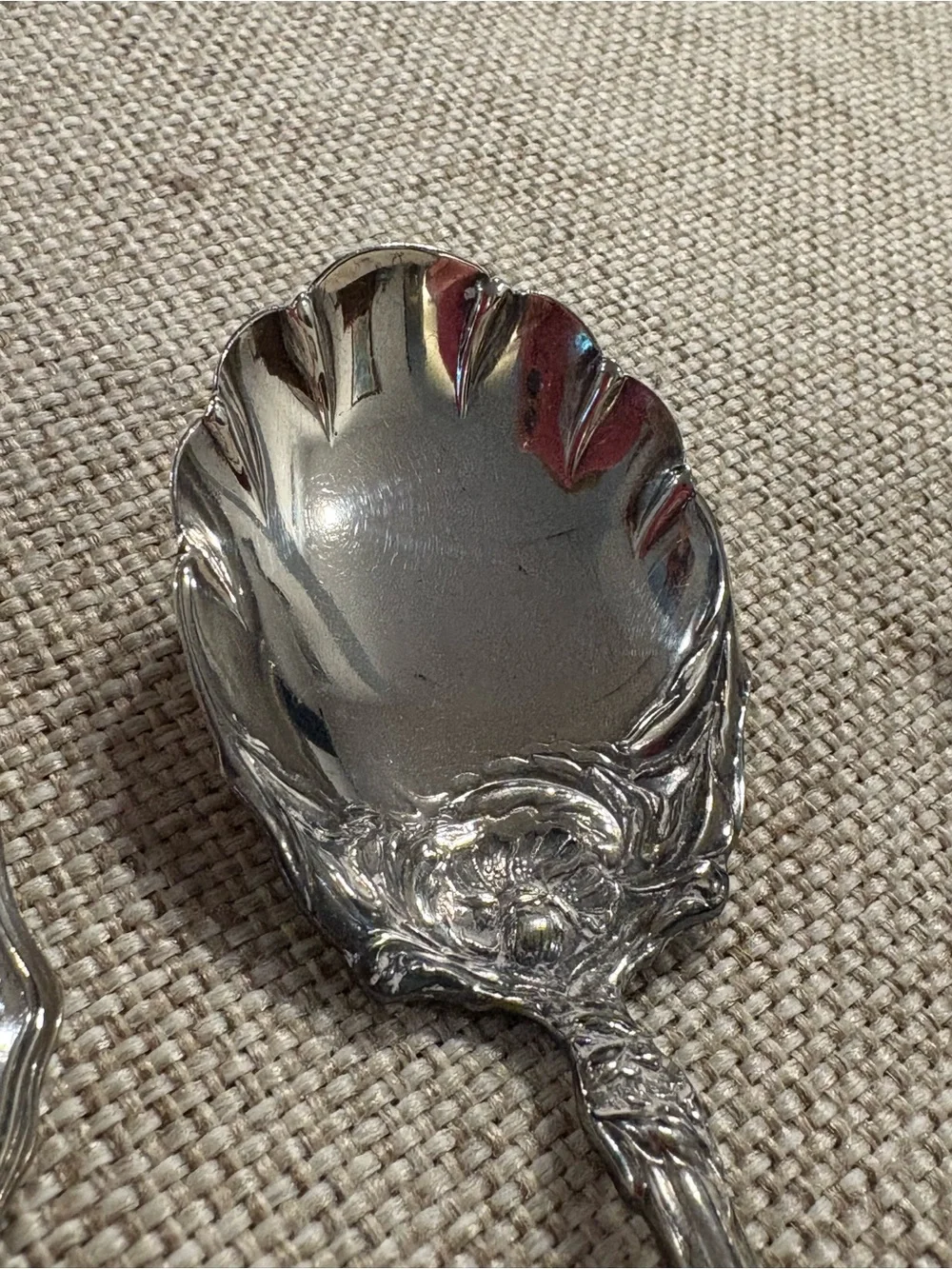 Wm Rogers silver table kitchen