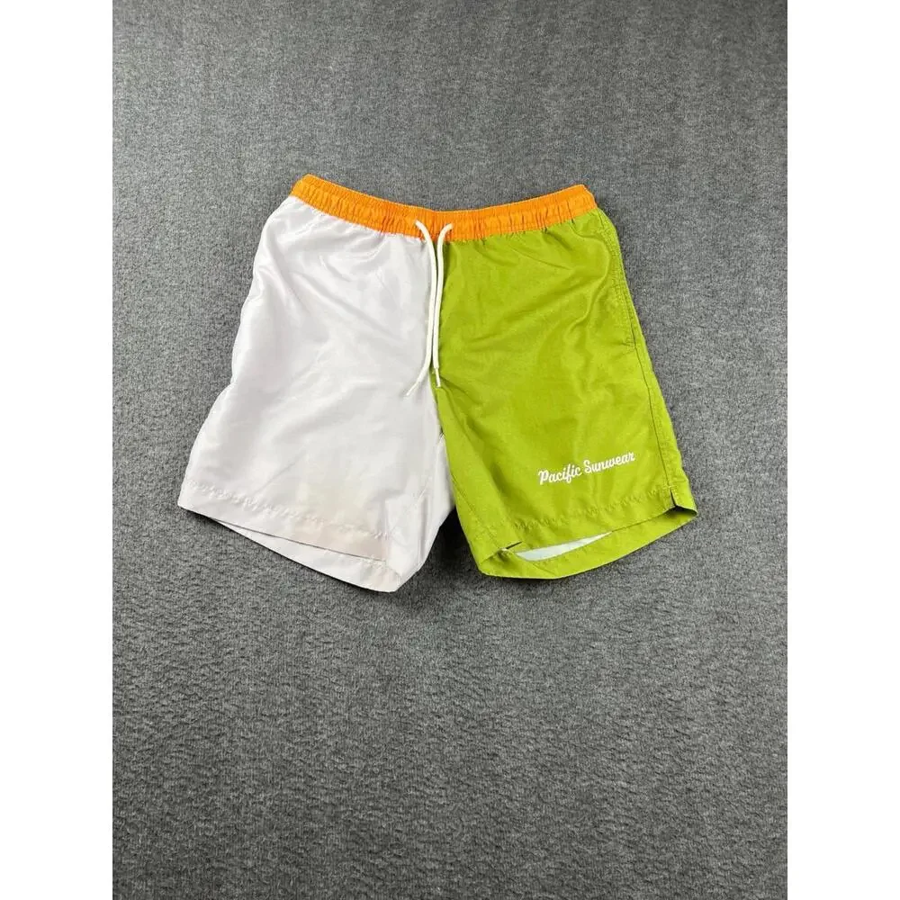 PACSUN Men's‎ Colorblock Swim Trunks Size Small