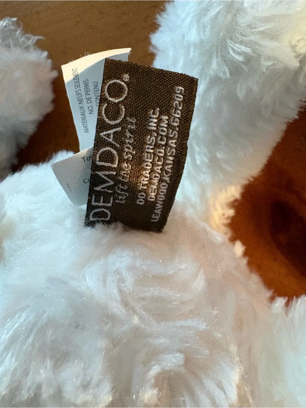 Demdaco Plush Pocket Prayer Bear Angel, Brand New