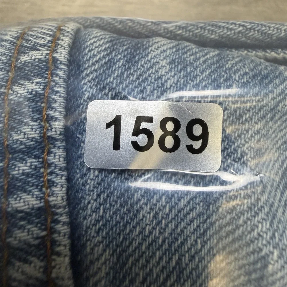 Vintage 1983 Levi's 501 Jeans Mens 35x32 Faded Blue USA Button Fly Denim