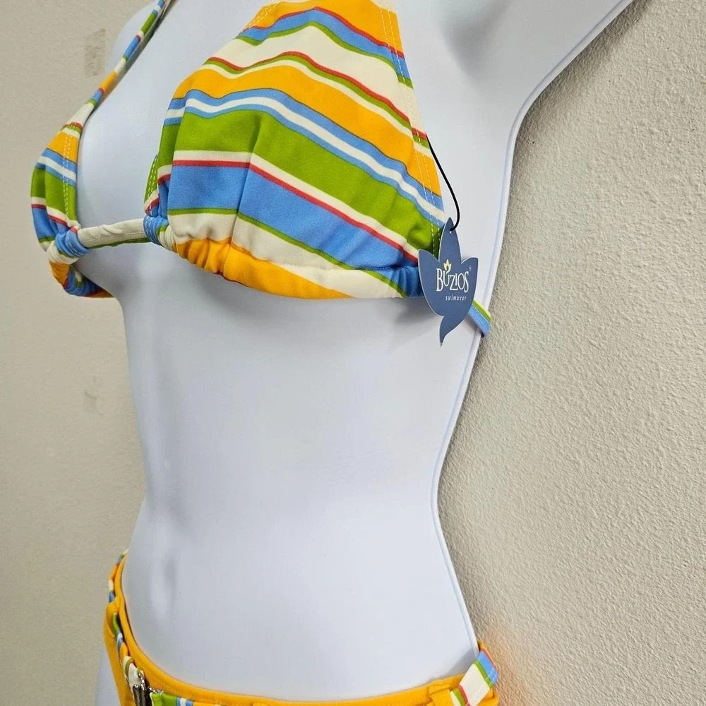 Women's Swim Bikini Buzios Brazil multicolor Bathing Suit New