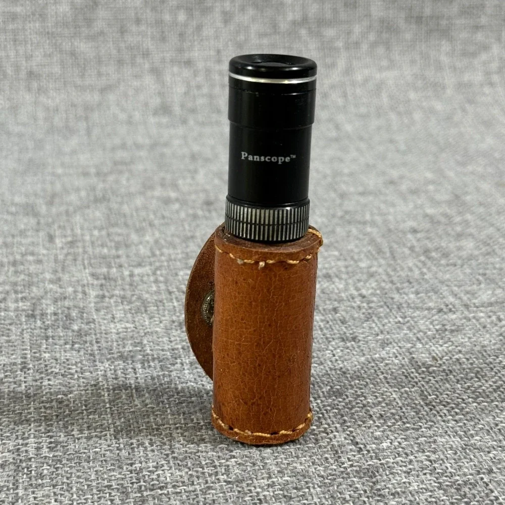 VTG Panscope Monocular Telescope Monocular Pocket Spyglass Black Leather Case