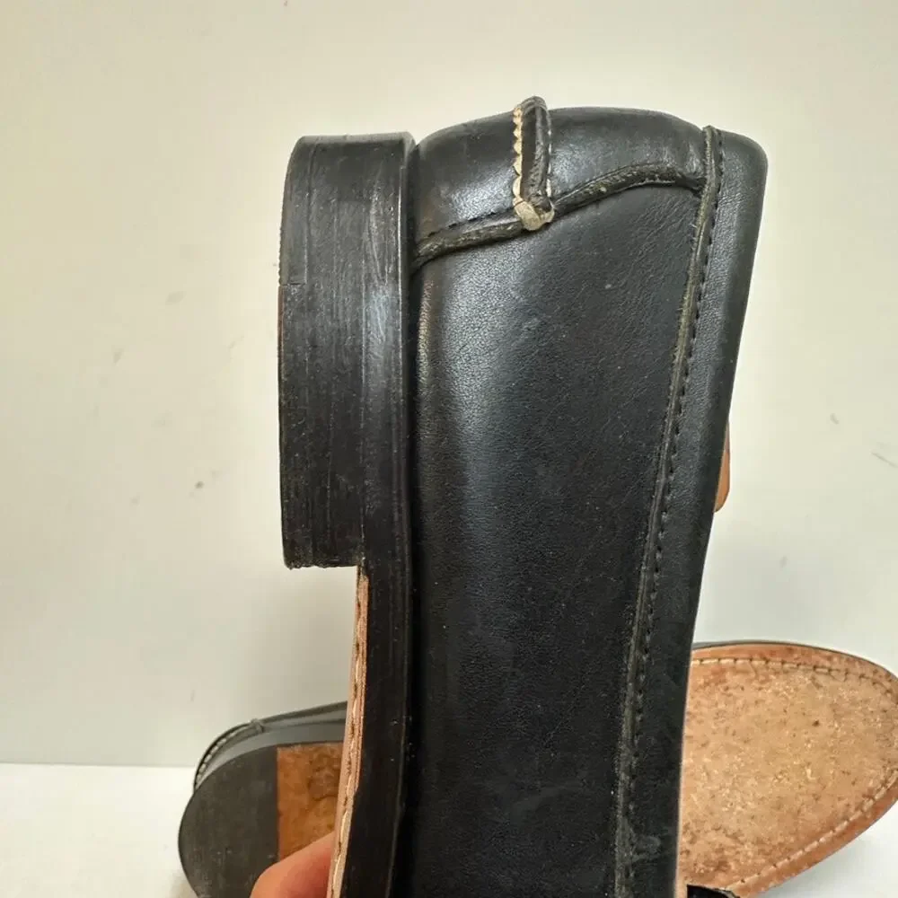 EUC Rancourt & Co. x FootJoy Beefroll Penny Loafer Black Edric Maine USA 11.5 D