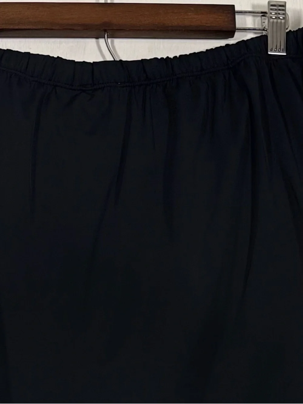 SWIM 365 Black Elastic-Waist Circle Swim Skirt