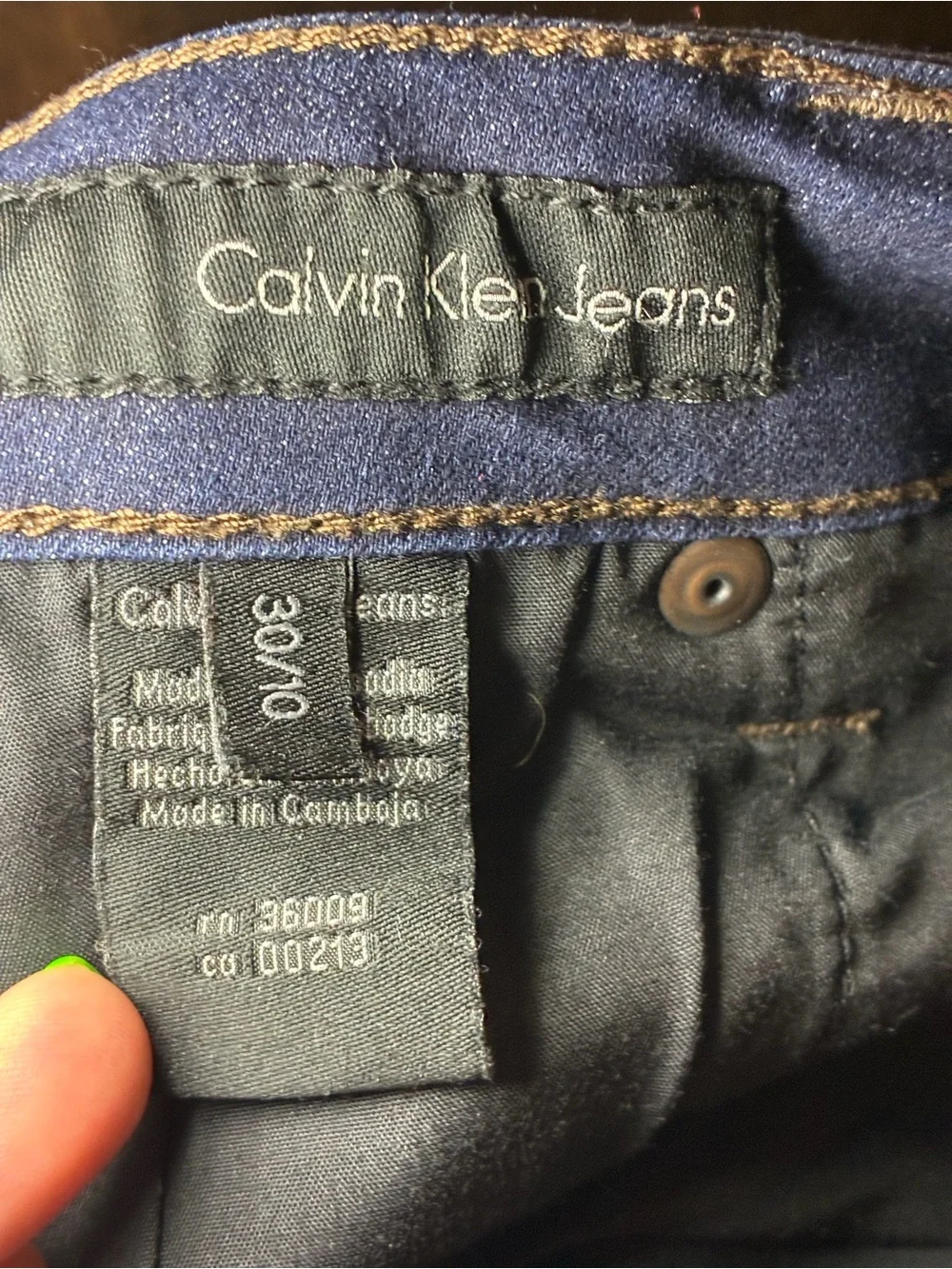 Calvin Klein pocket stretch