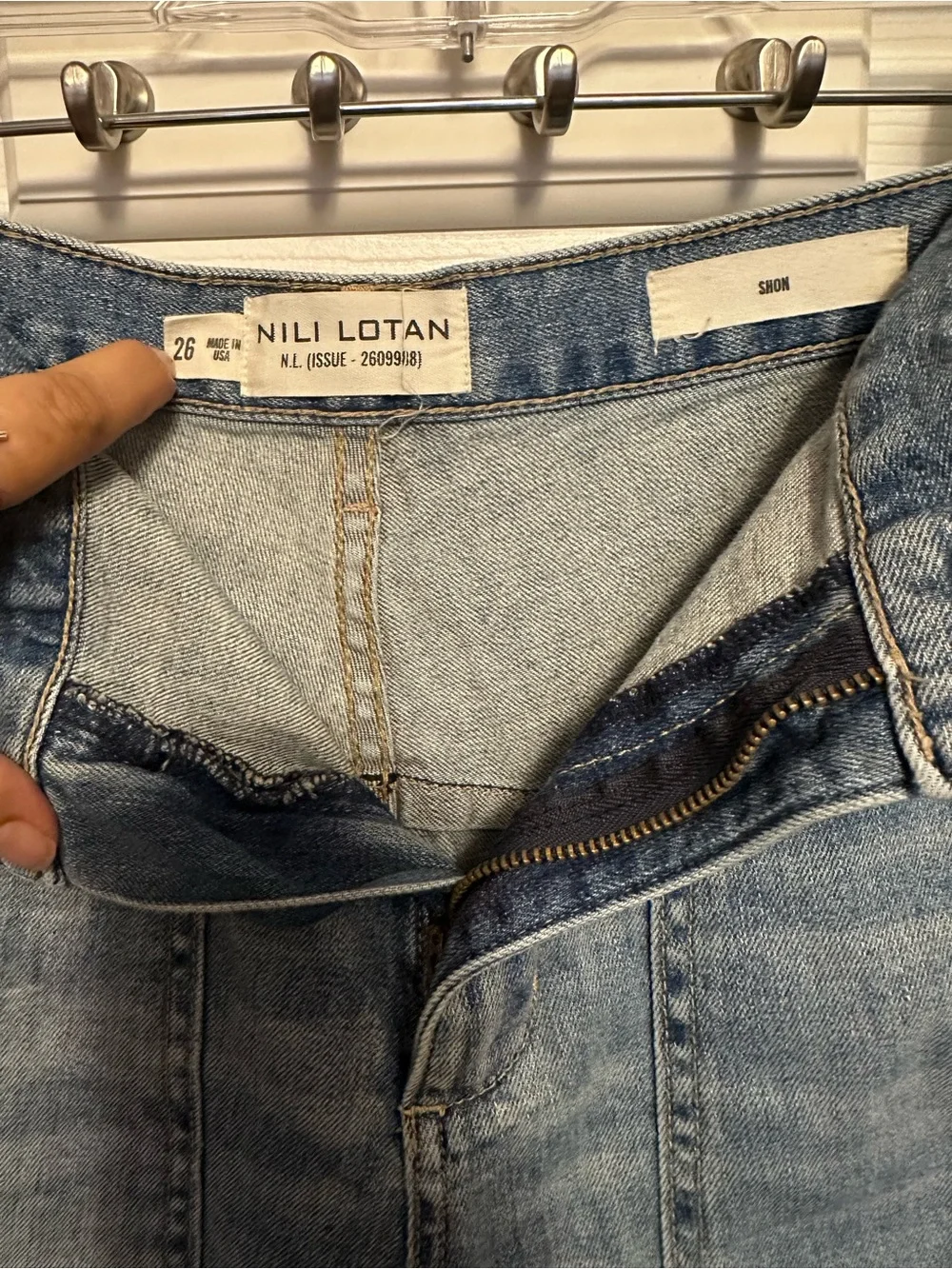 Nili Lotan knee front cut