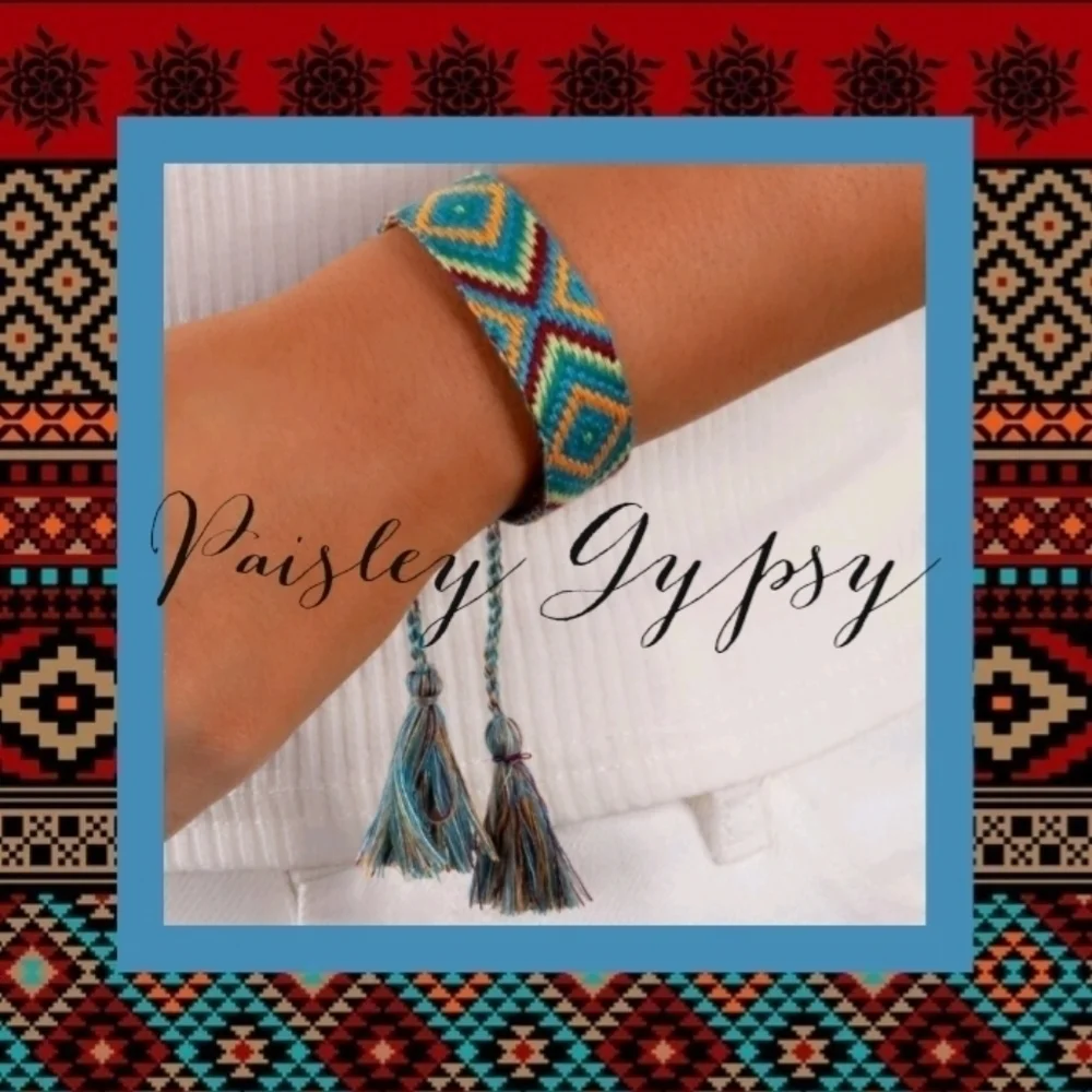 Aztec Inspired Woven Bohemian Bracelet