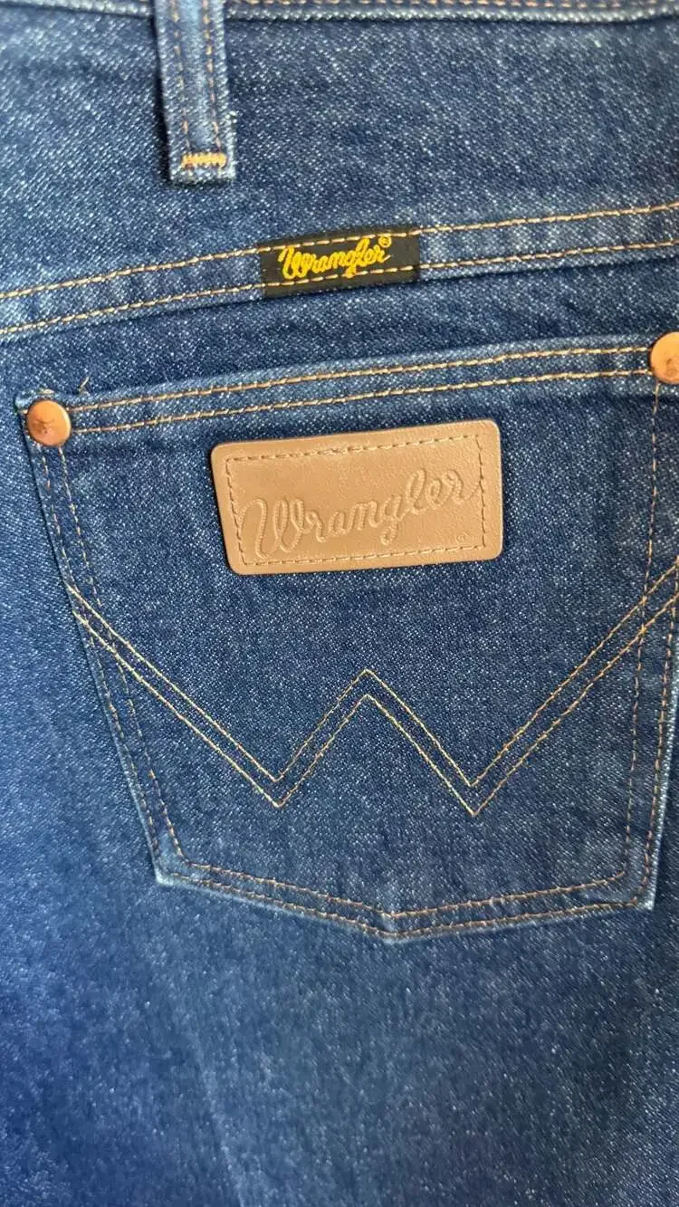 Wrangler Cowboy Cut Slim Fit 936DEN Jeans Dark Wash Size 36x33