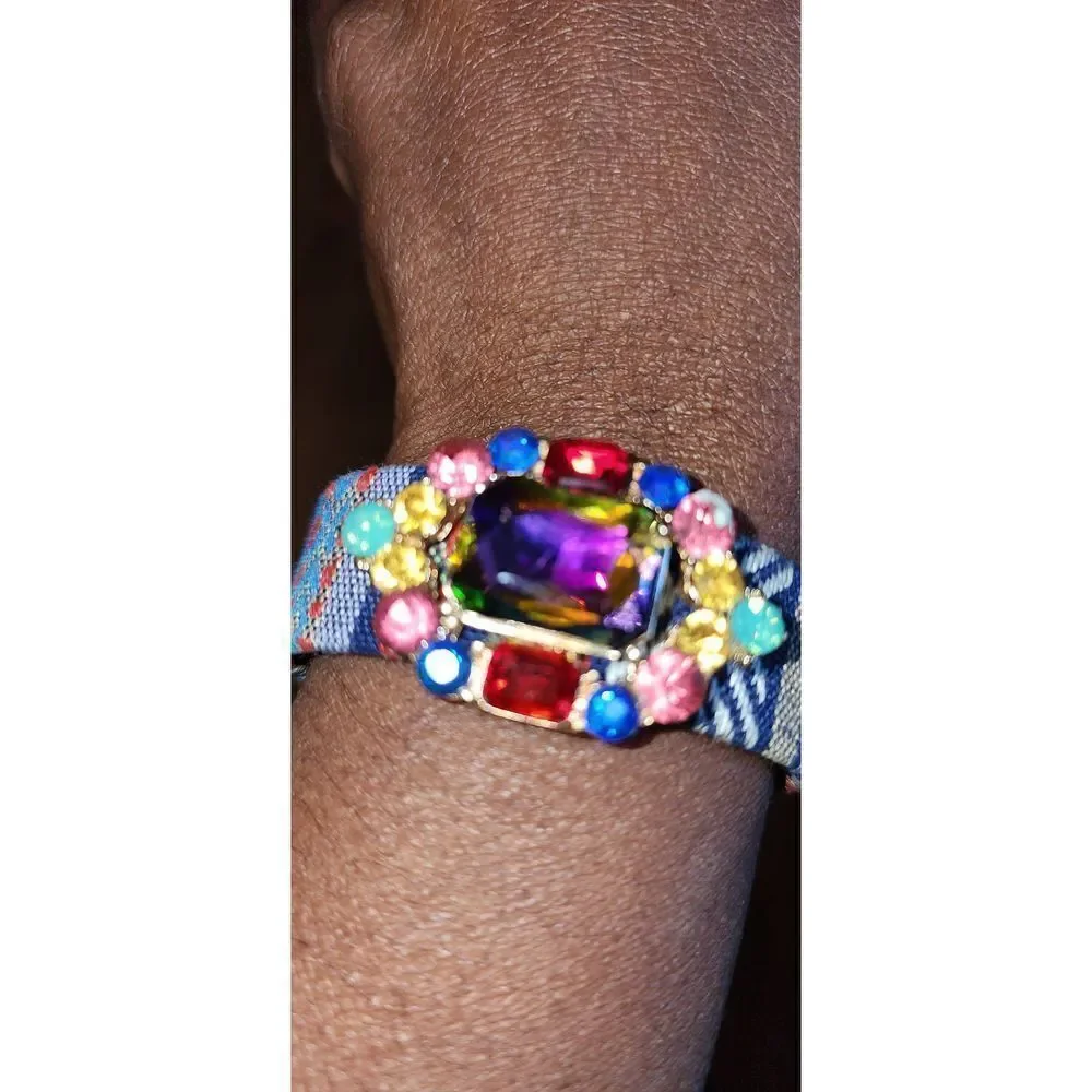 Jeweled Cuff Bracelet