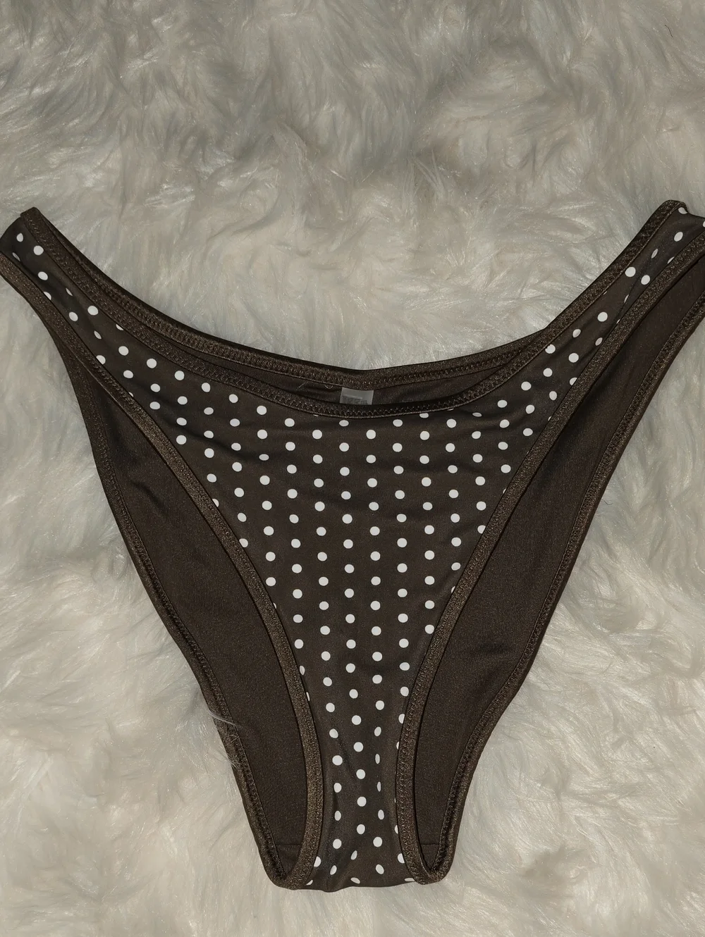 PINK x Frankies Bikinis Golden Hour Bikini Bottom Brown SIZE S