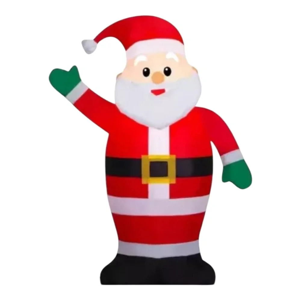 Home Accents‎ Holiday 3.5 Ft. Inflatable Indoor and Outdoor Airblown LED Santa