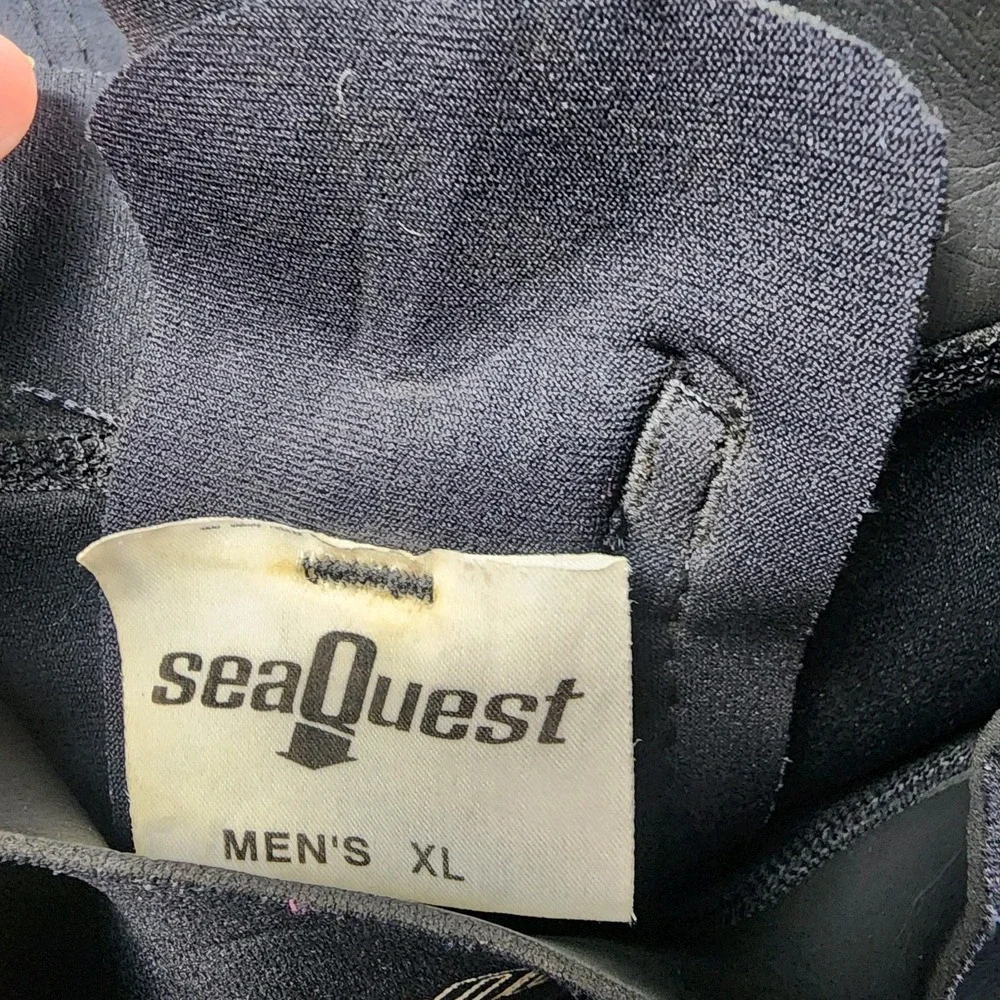 SeaQuest Mens XL Wetsuit Shorts Blue Black‎ Shorty Surf Dive Swim Snorkle
