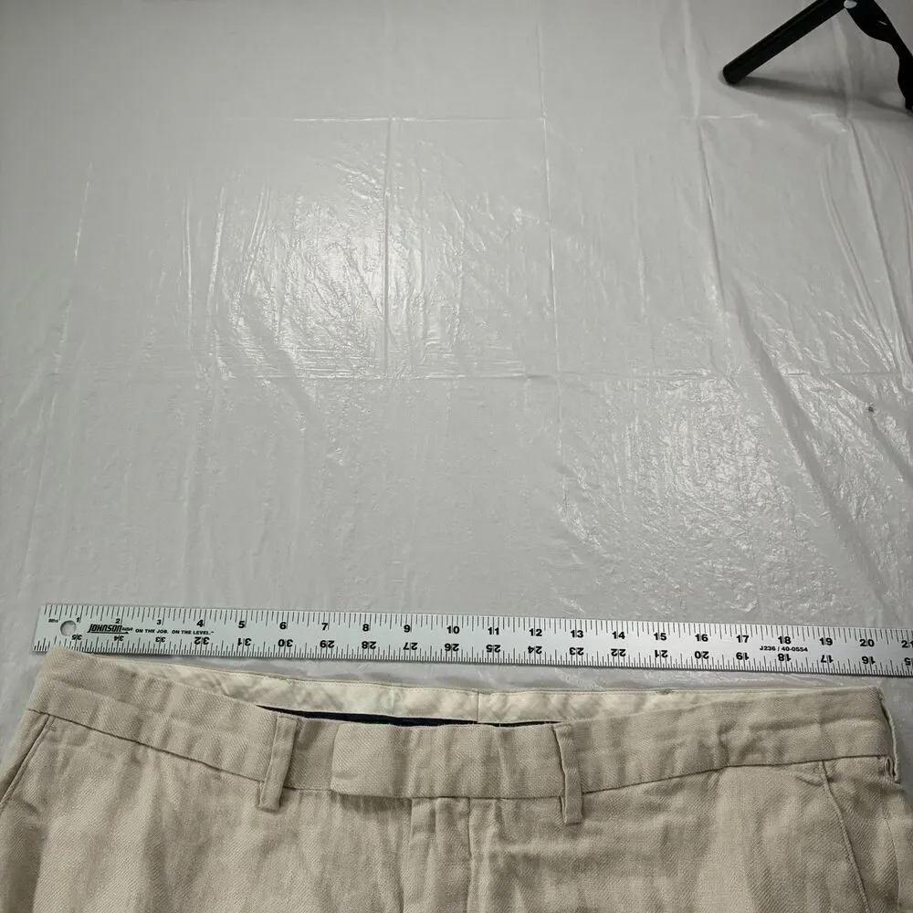 VTG Polo Ralph Lauren 100% Linen Men’s Baggy Pants 40x30