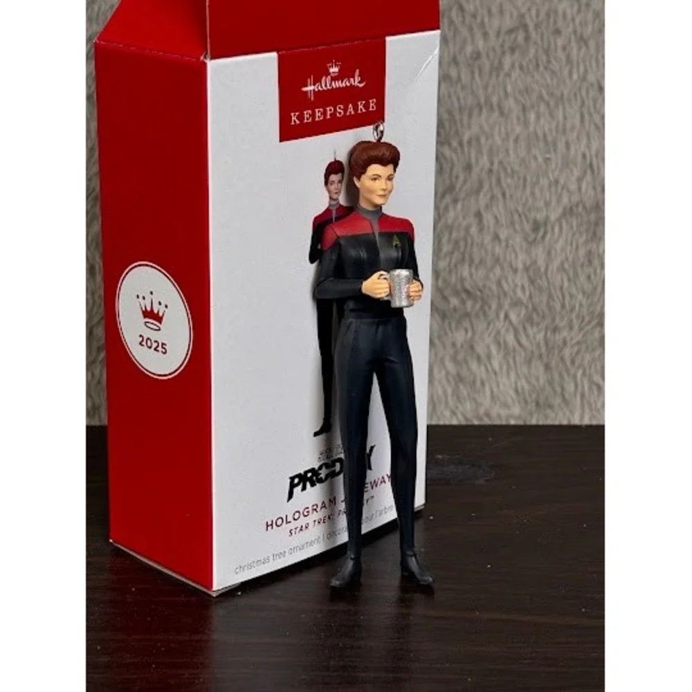Hallmark Keepsake 2025 Star Trek Prodigy Hologram Janeway Christmas Ornament NIB