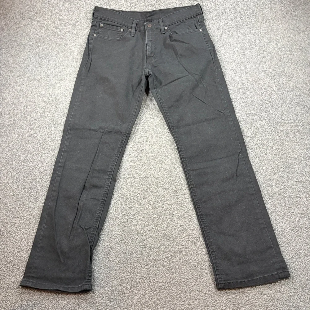 Levi's Jeans Mens 34x32 Black 541 Athletic Taper Stretch Denim Pants 18181-0019
