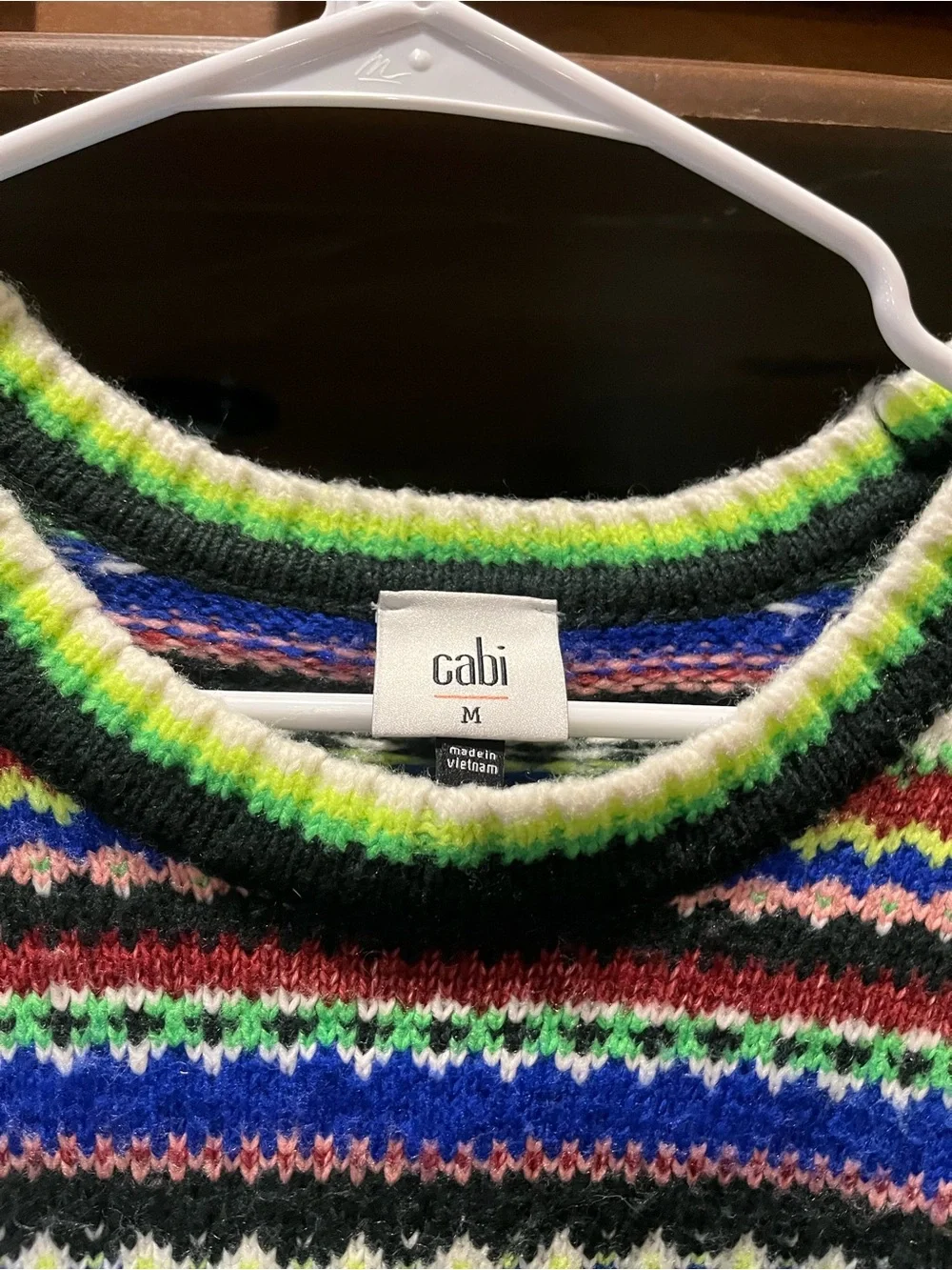 Cabi vibrant crewneck