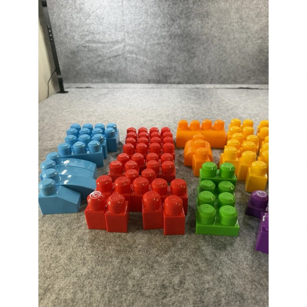 LEGO DUPLO 68 Piece Bulk Building Block Lot Mixed Colors Sizes Shapes