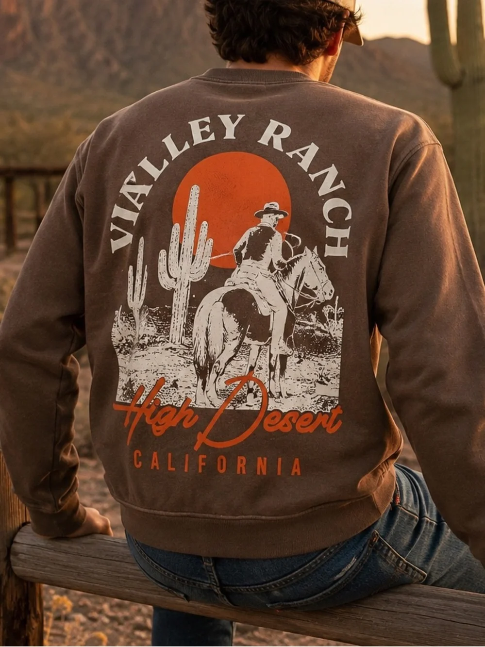 🤎 Pacsun Valley Ranch High Desert California Sweatshirt