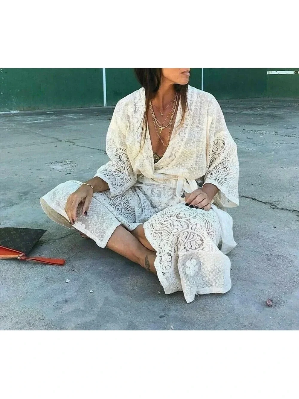 Zara lace kimono