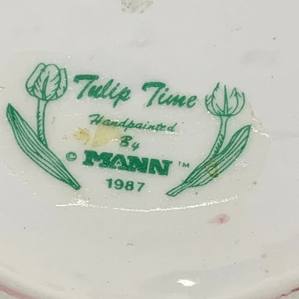 Mann vintage handpainted
