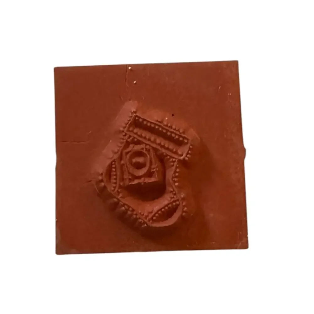 Stampin' Up! 1998 Release Mini Christmas Button Stocking Rubber Stamp