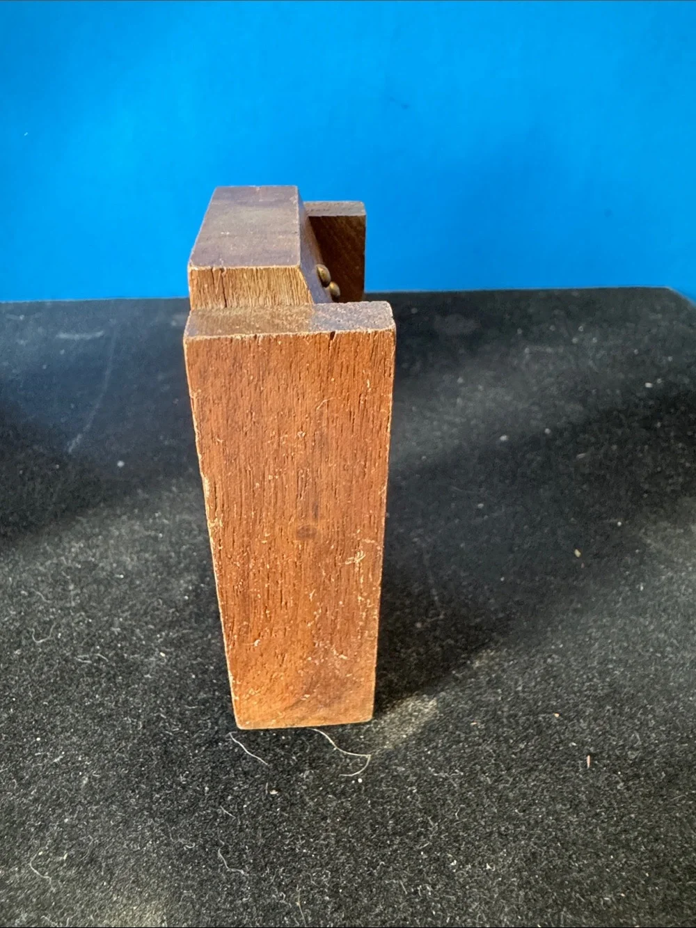 Vintage Miniature Wood Dollhouse Fireplace and Floor Radio