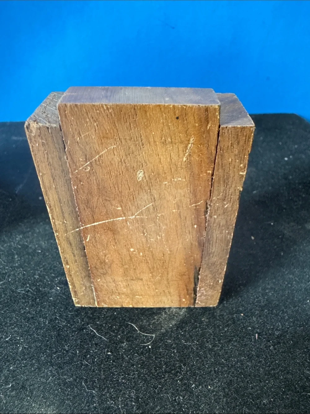 Vintage Miniature Wood Dollhouse Fireplace and Floor Radio