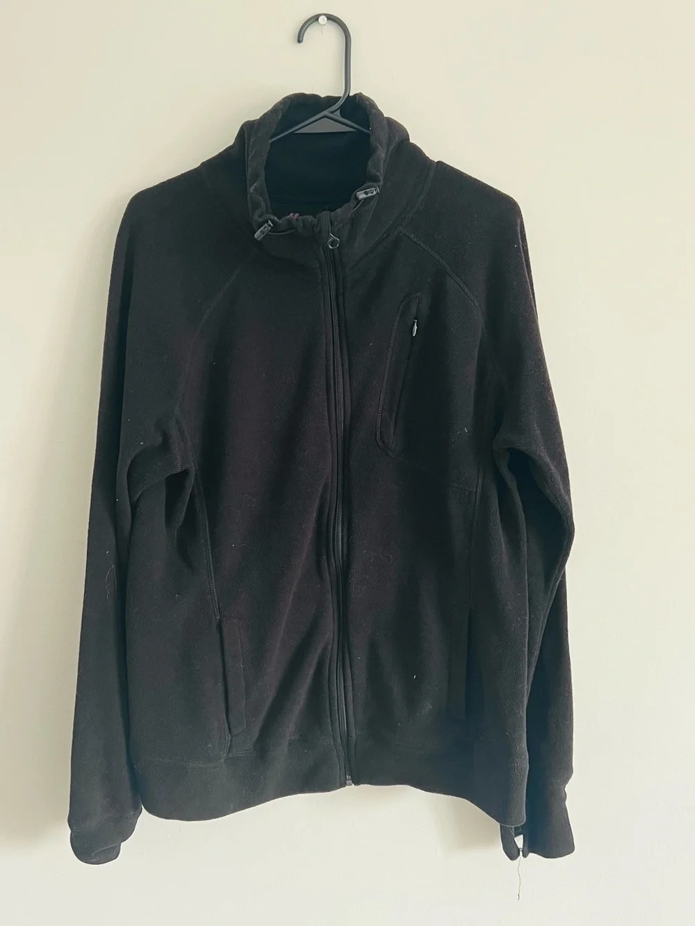 Joe Fresh Black Full-Zip Fleece Jacket