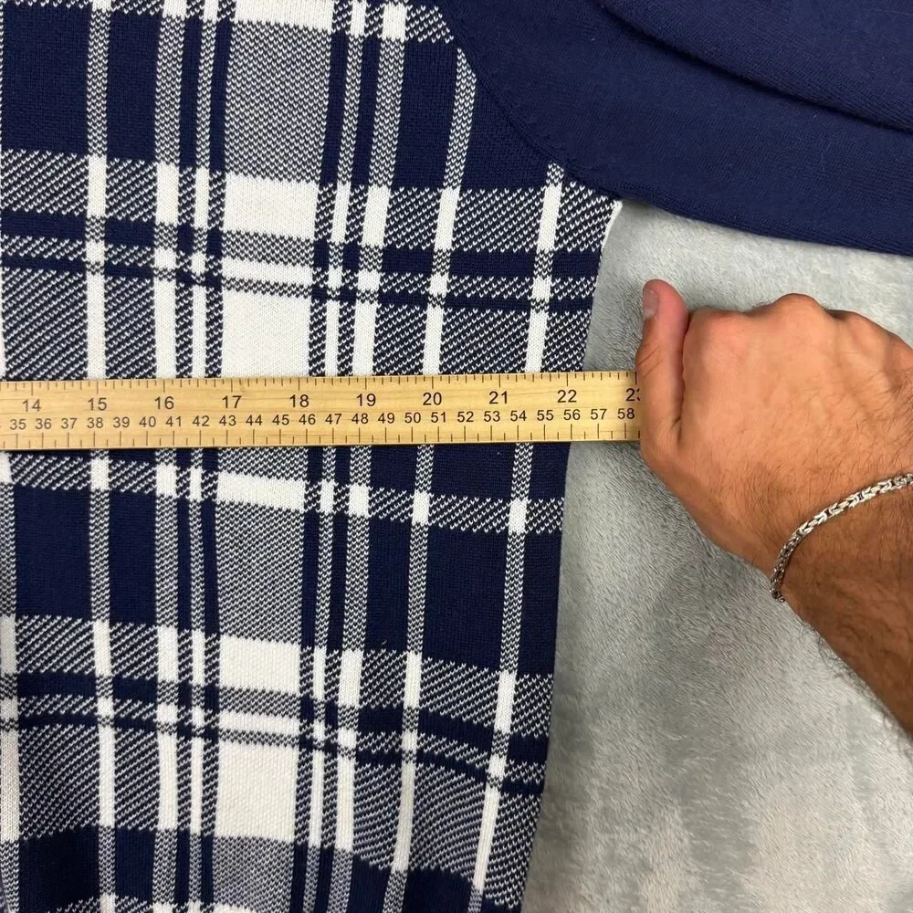 Unbranded Men's Navy and Blue Jumper