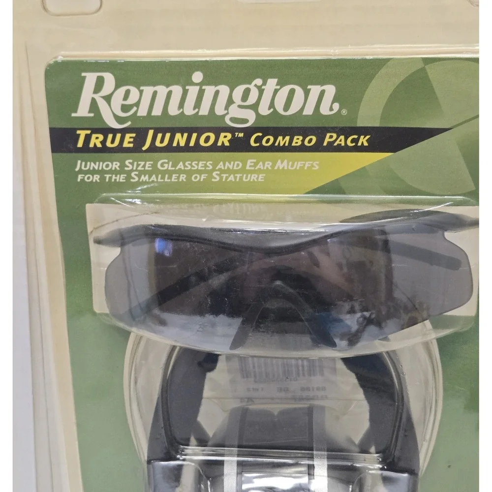Remington True Junior Combo Pack Youth Shooting Glasses & Ear Muffs Set NIB