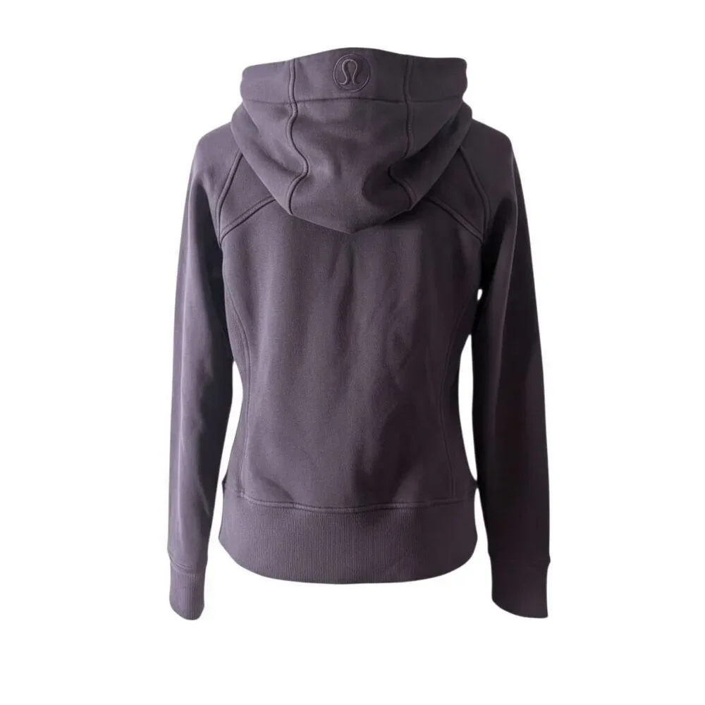 LULULEMON ATHLETICA Light As Warmth Scuba In Black Cherry Size 6