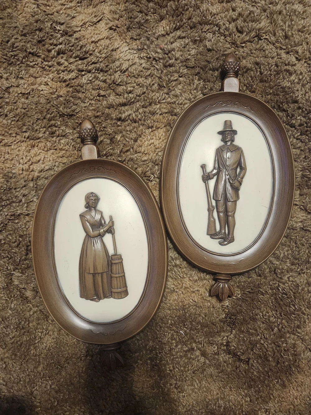 Vintage Pilgrim Wall Art