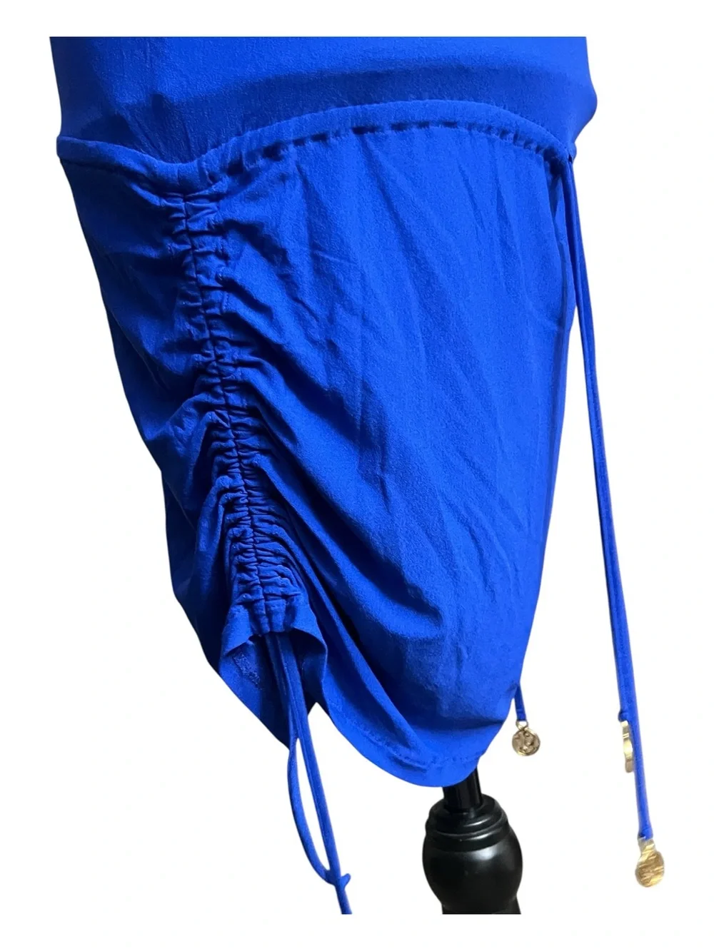 Luli Fama Royal Blue Deep V Swim Coverup Dress Size M
