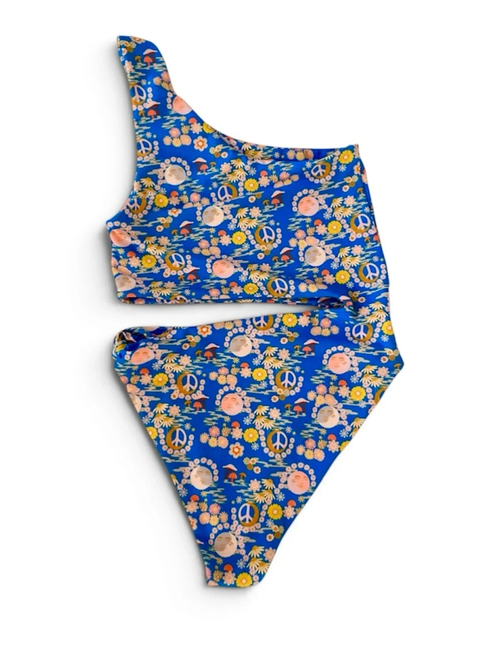 Skatie Humboldt Nicole Boho Hippie One Piece Swimsuit Size Medium