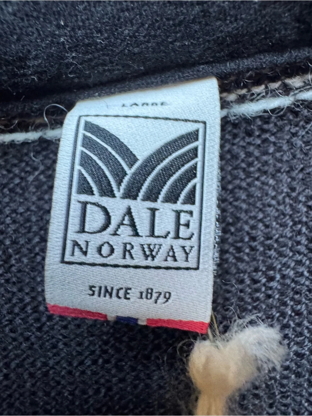 🔥NEW DALE OF NORWAY Blyfjell Sz L Quarter Zip STUNNING! WOOL Fairisle PriceFirm!