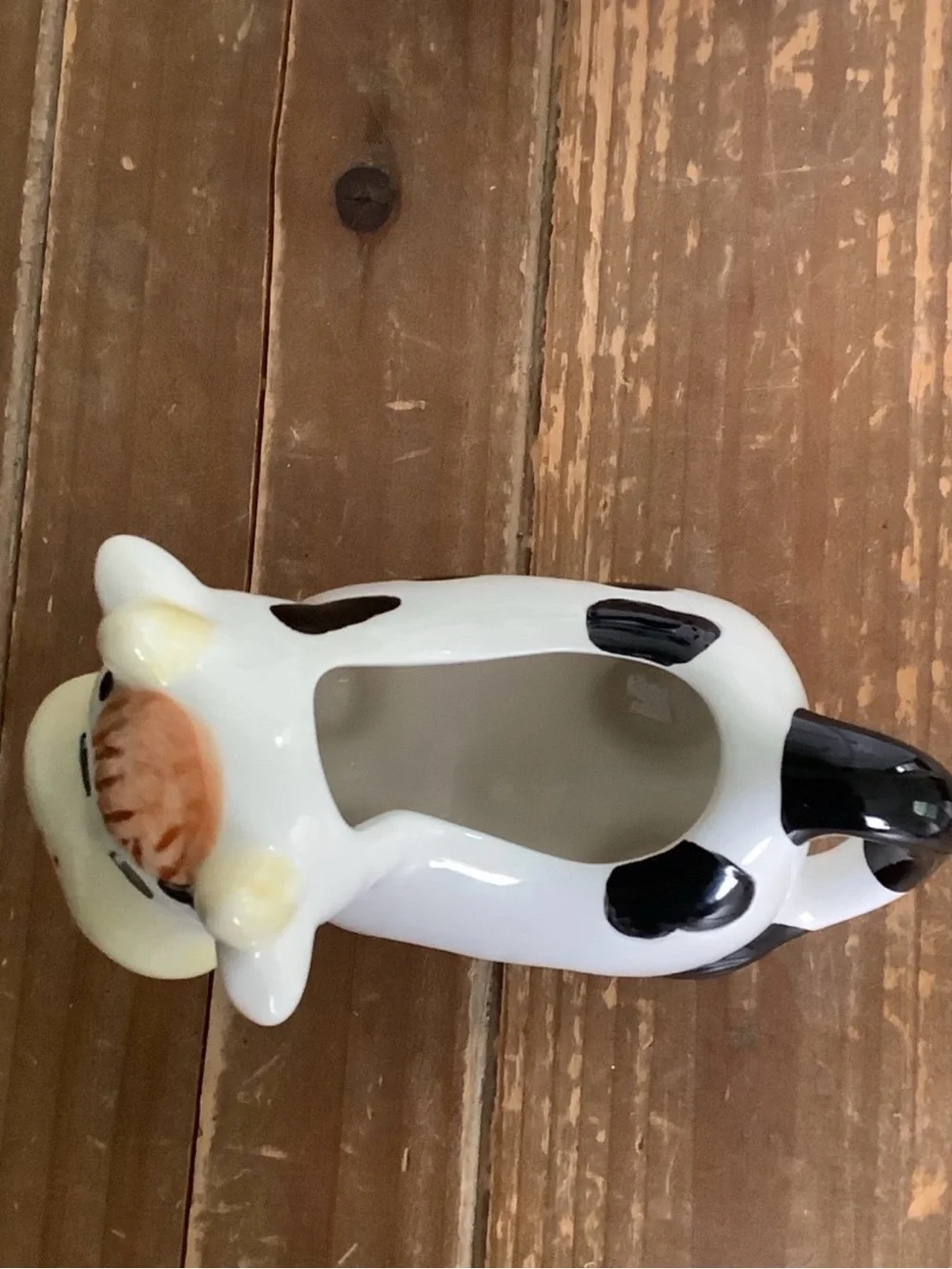 Ceramic Cow creamer and sugar set