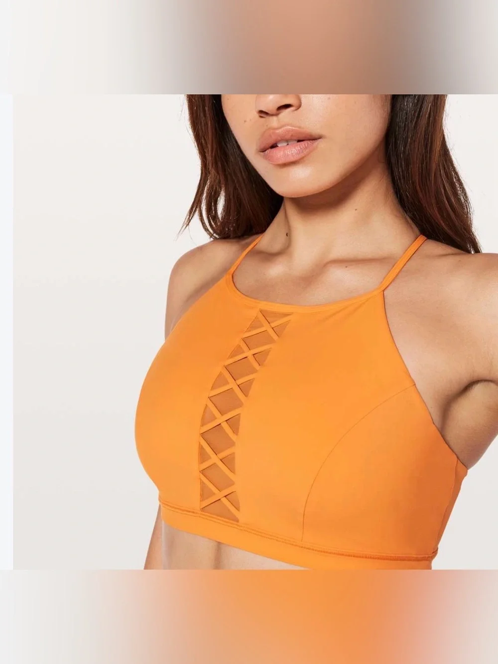 Lululemon Shoreline Top Vivid Amber size 6