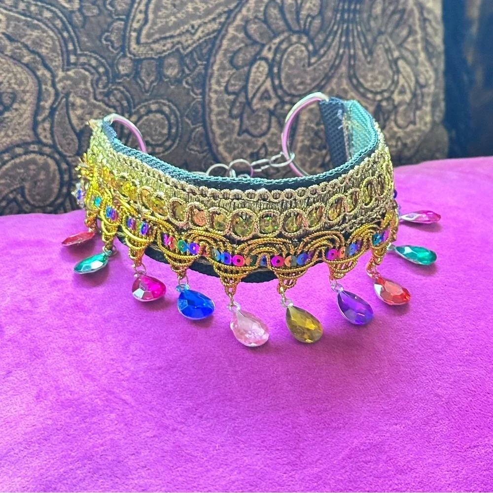 Artisan gold choker