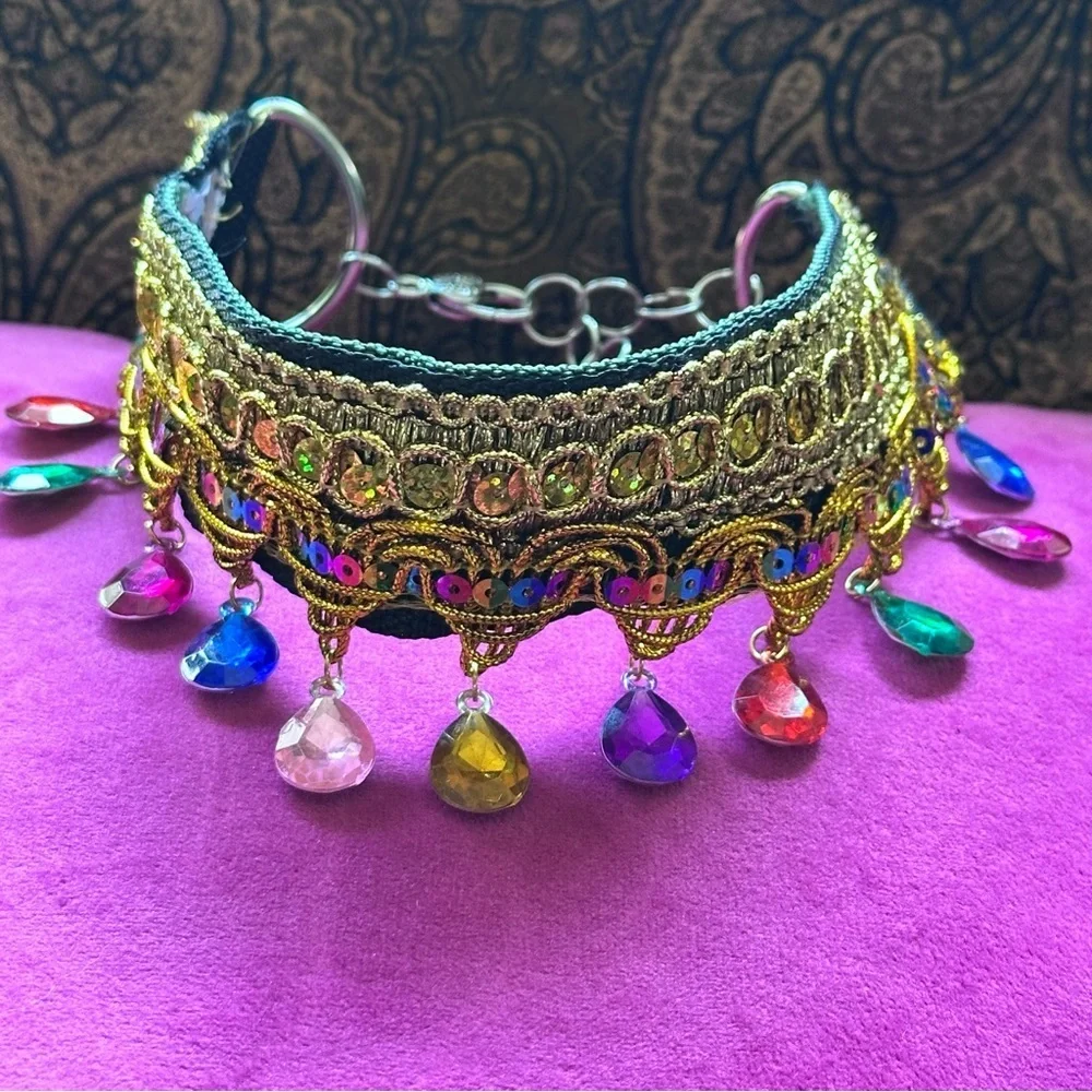 Artisan gold choker